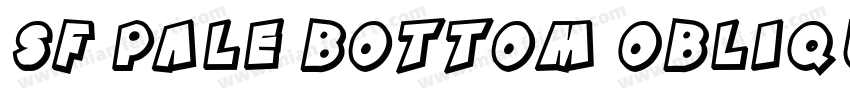 SF Pale Bottom Oblique字体转换